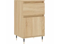 Aparador madera de ingeniería roble Sonoma 40x35x70 cm ES16529