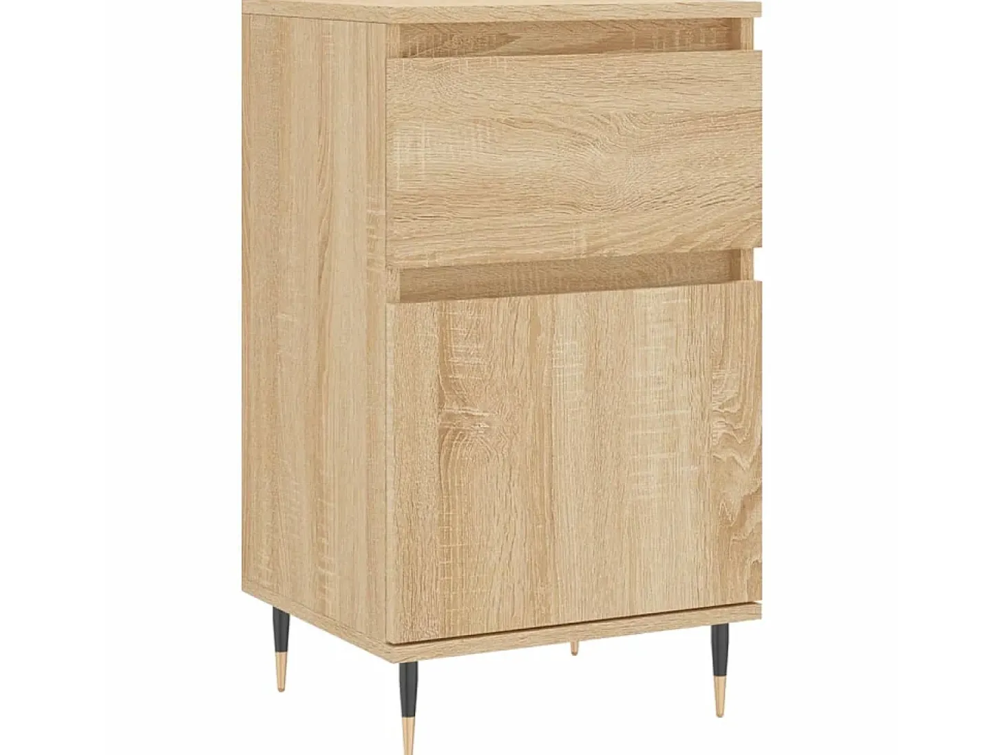 Aparador madera de ingeniería roble Sonoma 40x35x70 cm ES16529