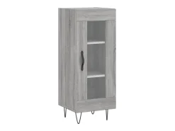 Aparador madera de ingeniería gris Sonoma 34,5x34x90 cm