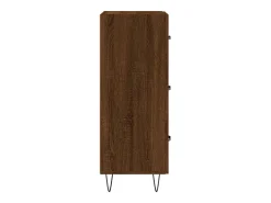 Aparador madera de ingeniería marrón roble 34,5x34x90 cm