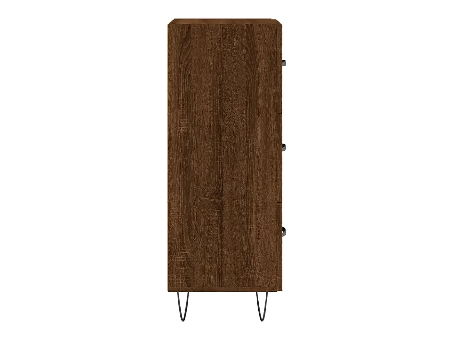Aparador madera de ingeniería marrón roble 34,5x34x90 cm