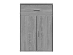 Aparador madera de ingeniería gris Sonoma 60x30x84 cm ES677710