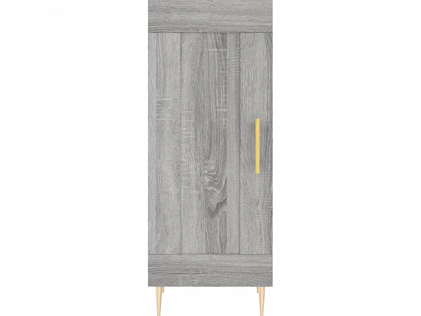 Aparador madera de ingeniería gris Sonoma 34,5x34x90 cm ES57859