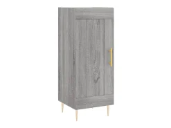 Aparador madera de ingeniería gris Sonoma 34,5x34x90 cm ES57859