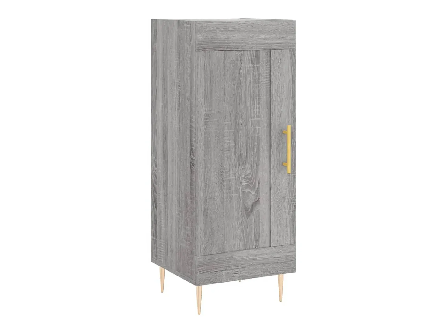 Aparador madera de ingeniería gris Sonoma 34,5x34x90 cm ES57859