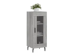 Aparador madera de ingeniería gris Sonoma 34,5x34x90 cm ES97259