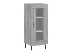 Aparador madera de ingeniería gris Sonoma 34,5x34x90 cm ES97259