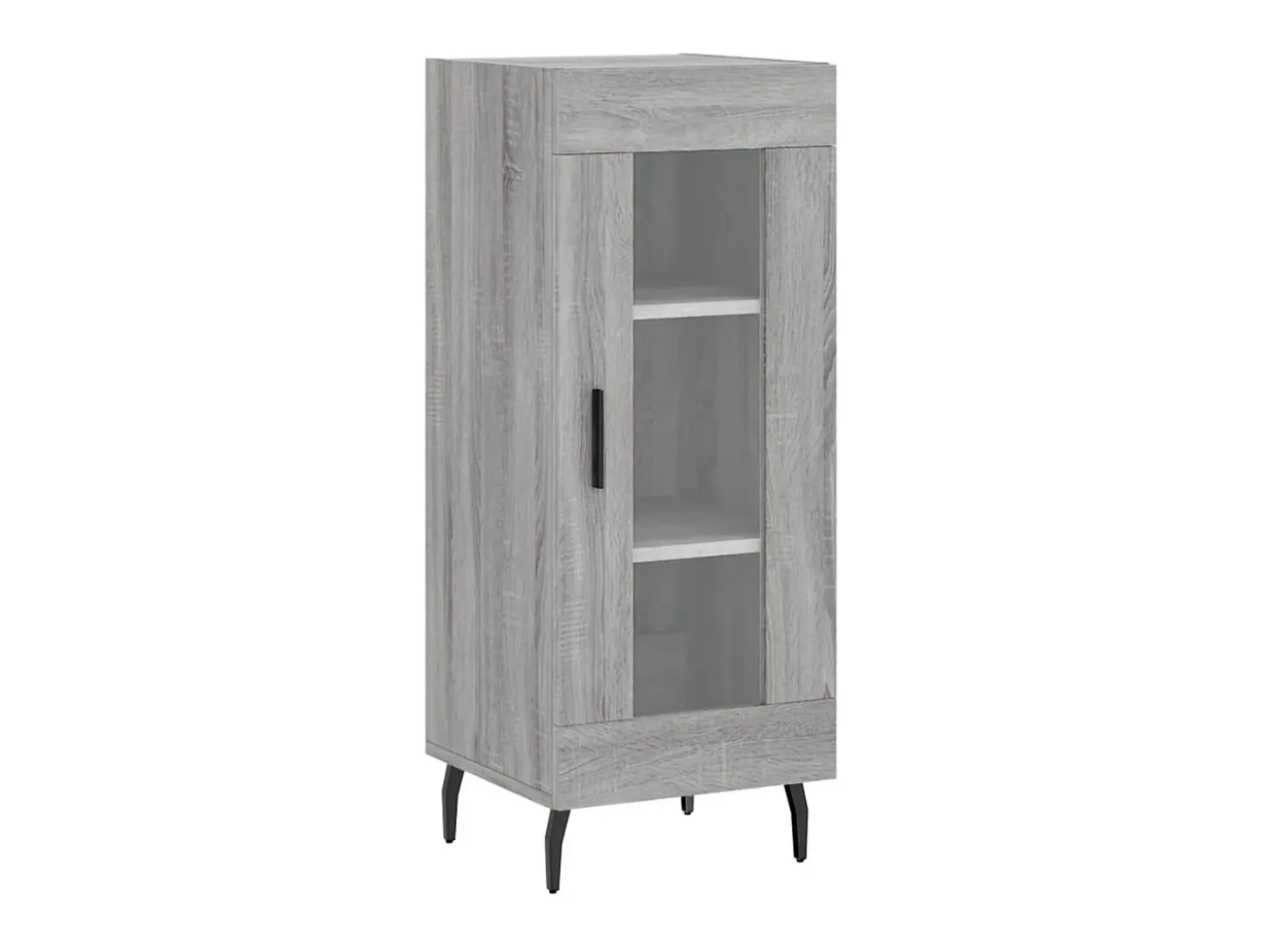 Aparador madera de ingeniería gris Sonoma 34,5x34x90 cm ES97259