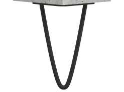 Aparador madera de ingeniería gris hormigón 40x35x70 cm