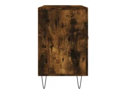 Aparador madera de ingeniería roble ahumado 100x36x60 cm