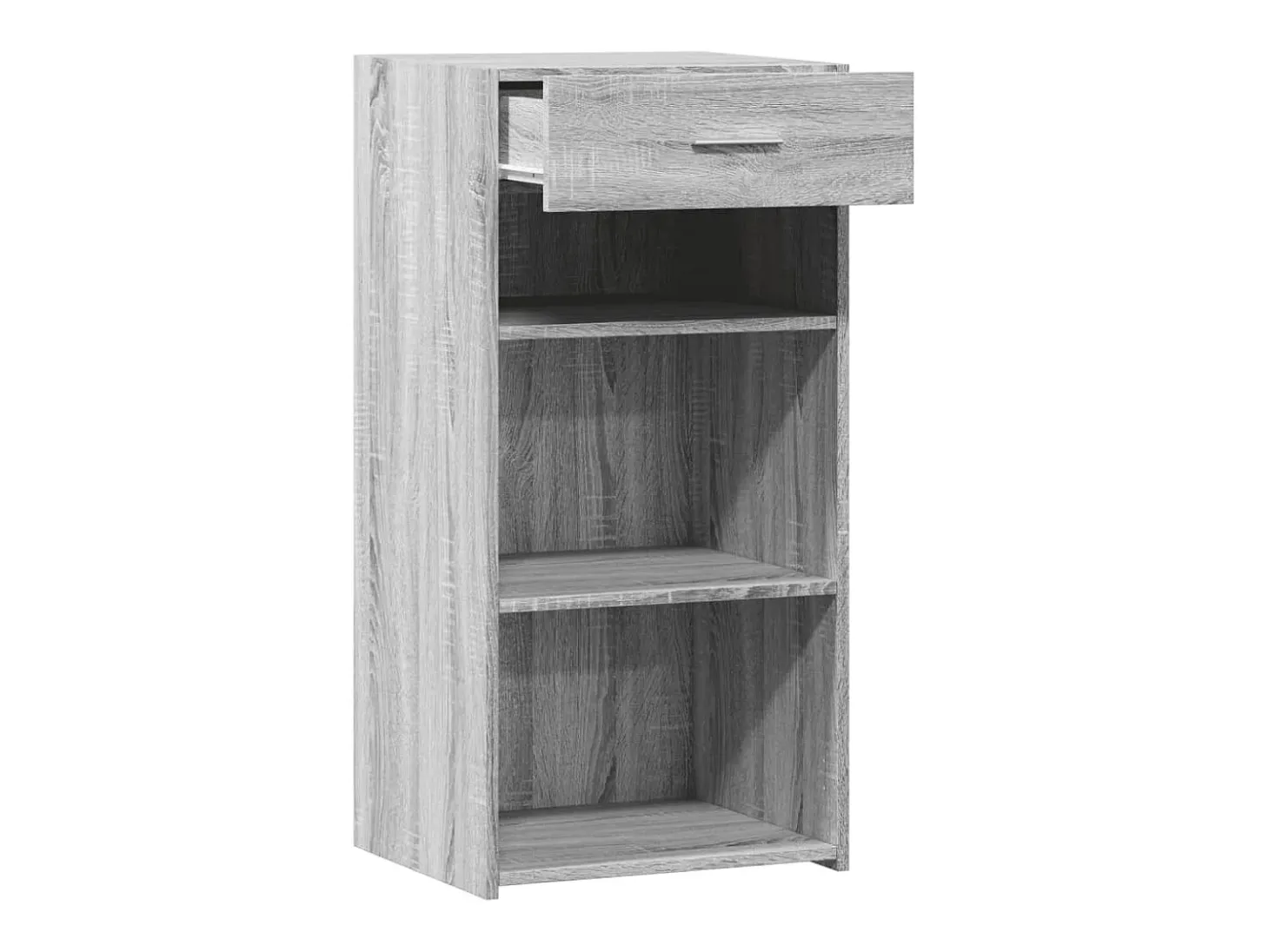 Aparador madera de ingeniería gris Sonoma 45x42,5x93 cm