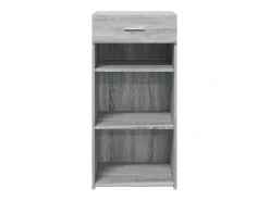 Aparador madera de ingeniería gris Sonoma 45x42,5x93 cm