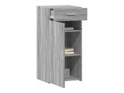 Aparador madera de ingeniería gris Sonoma 45x42,5x93 cm