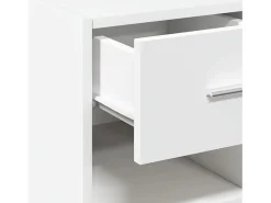 Aparador madera de ingeniería blanco 45x42,5x93 cm