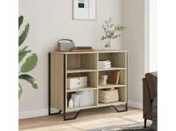 Aparador madera de ingeniería roble Sonoma 91x35,5x74,5 cm