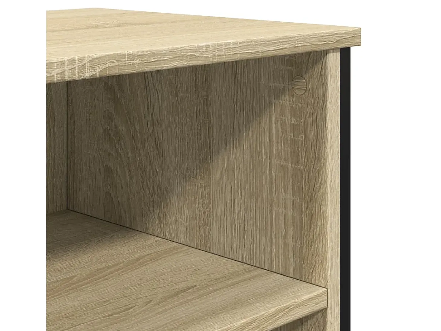 Aparador madera de ingeniería roble Sonoma 91x35,5x74,5 cm