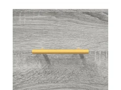 Aparador madera de ingeniería gris Sonoma 34,5x34x90 cm