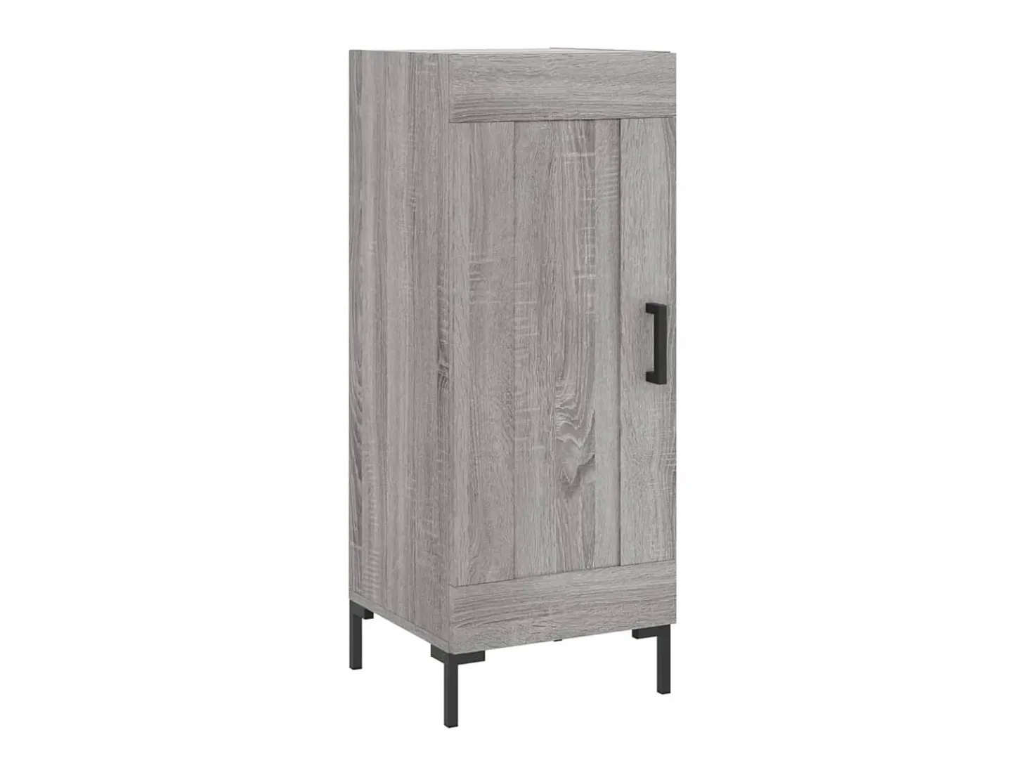 Aparador madera de ingeniería gris Sonoma 34,5x34x90 cm ES27663
