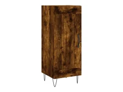 Aparador madera de ingeniería roble ahumado 34,5x34x90 cm ES29340