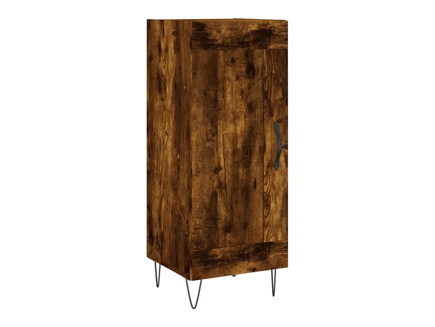Aparador madera de ingeniería roble ahumado 34,5x34x90 cm ES29340