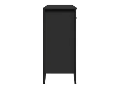 Aparador madera de ingeniería negro 97x32,5x74,5 cm