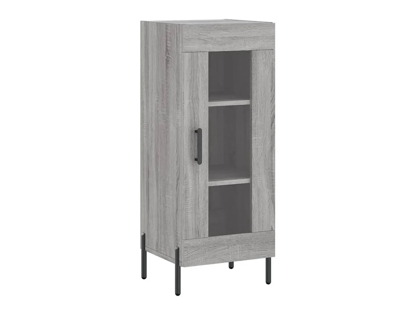 Aparador madera de ingeniería gris Sonoma 34,5x34x90 cm ES61787
