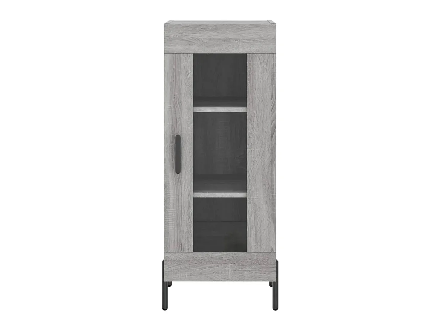 Aparador madera de ingeniería gris Sonoma 34,5x34x90 cm ES61787