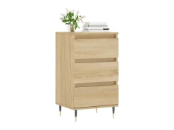 Aparador madera de ingeniería roble Sonoma 40x35x70 cm ES61283