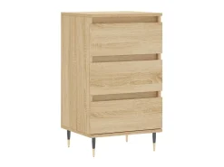 Aparador madera de ingeniería roble Sonoma 40x35x70 cm ES61283
