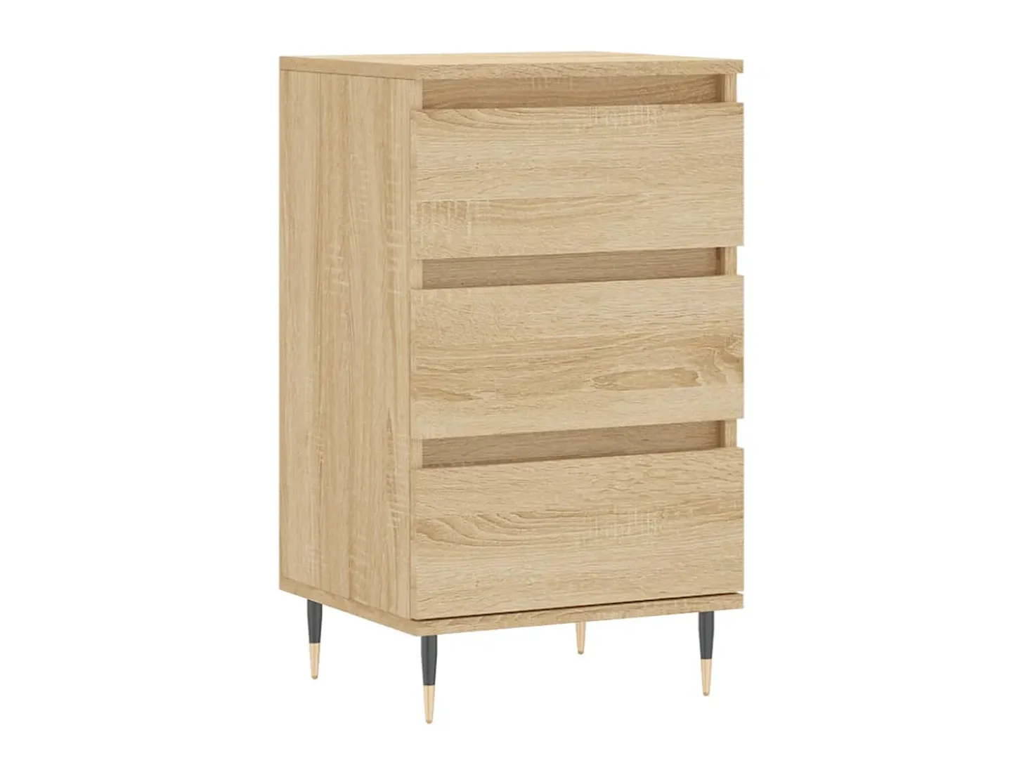 Aparador madera de ingeniería roble Sonoma 40x35x70 cm ES61283