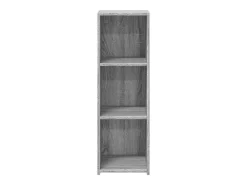 Aparador madera de ingeniería gris Sonoma 30x41x93 cm