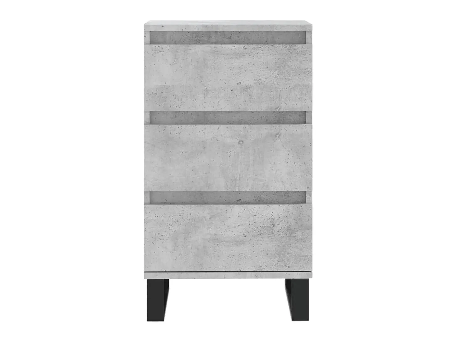 Aparador madera de ingeniería gris hormigón 40x35x70 cm ES18158