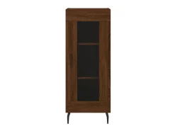 Aparador madera de ingeniería marrón roble 34,5x34x90 cm ES72247
