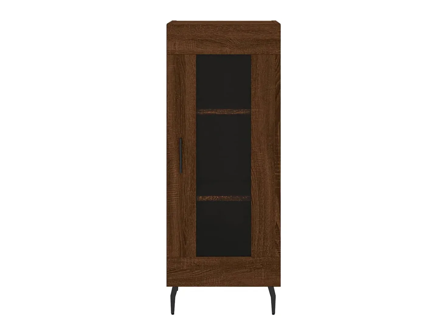 Aparador madera de ingeniería marrón roble 34,5x34x90 cm ES72247