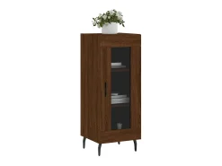 Aparador madera de ingeniería marrón roble 34,5x34x90 cm ES72247