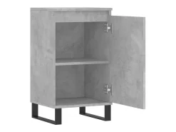 Aparador madera de ingeniería gris hormigón 40x35x70 cm