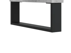 Aparador madera de ingeniería gris hormigón 40x35x70 cm