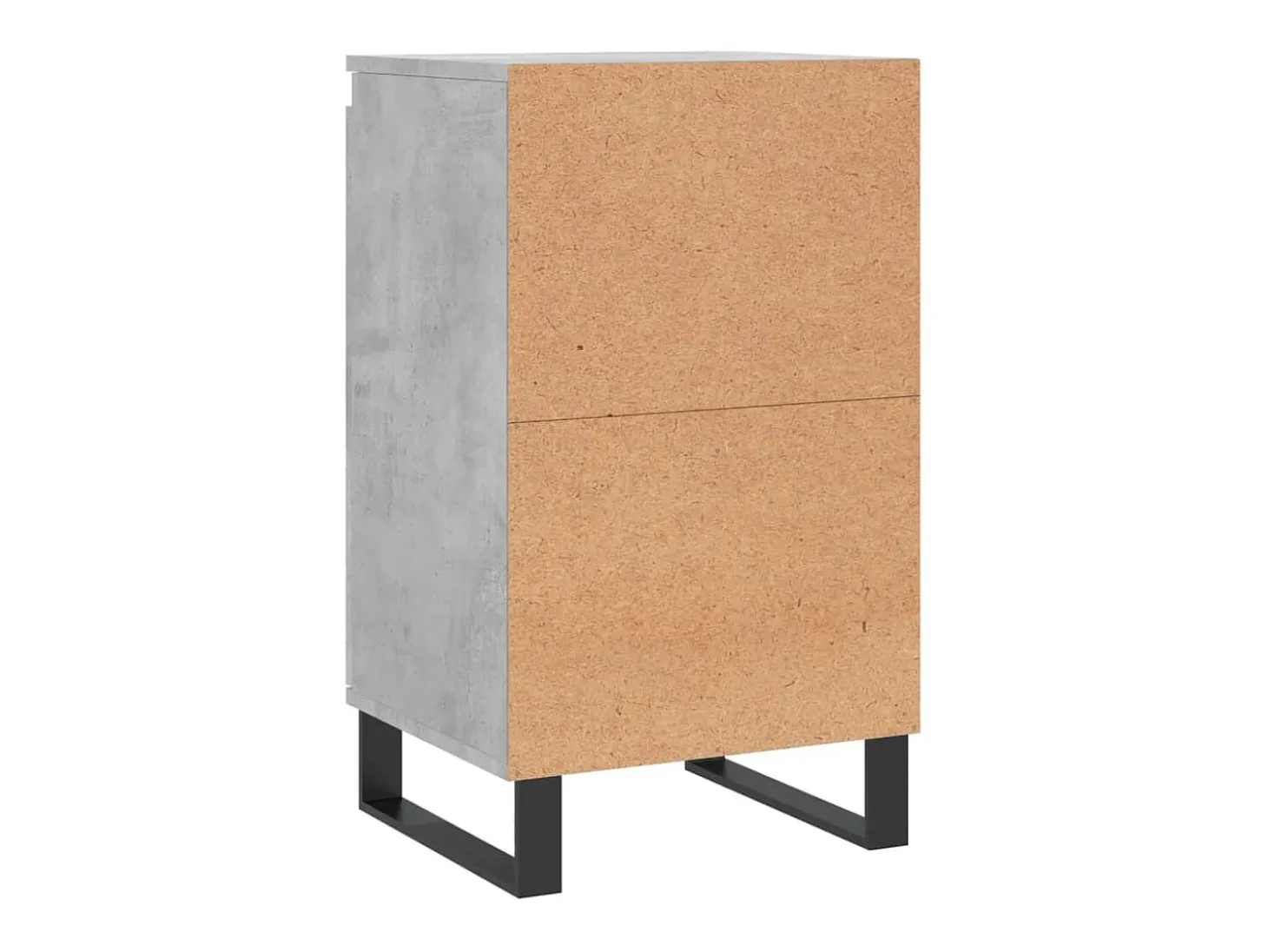 Aparador madera de ingeniería gris hormigón 40x35x70 cm