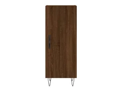 Aparador madera de ingeniería marrón roble 34,5x34x90 cm ES70272