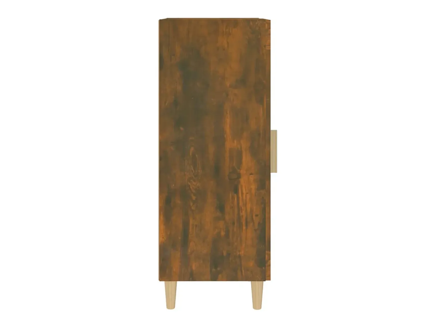 Aparador madera de ingeniería roble ahumado 34,5x34x90 cm