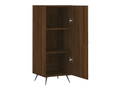 Aparador madera de ingeniería marrón roble 34,5x34x90 cm ES94698