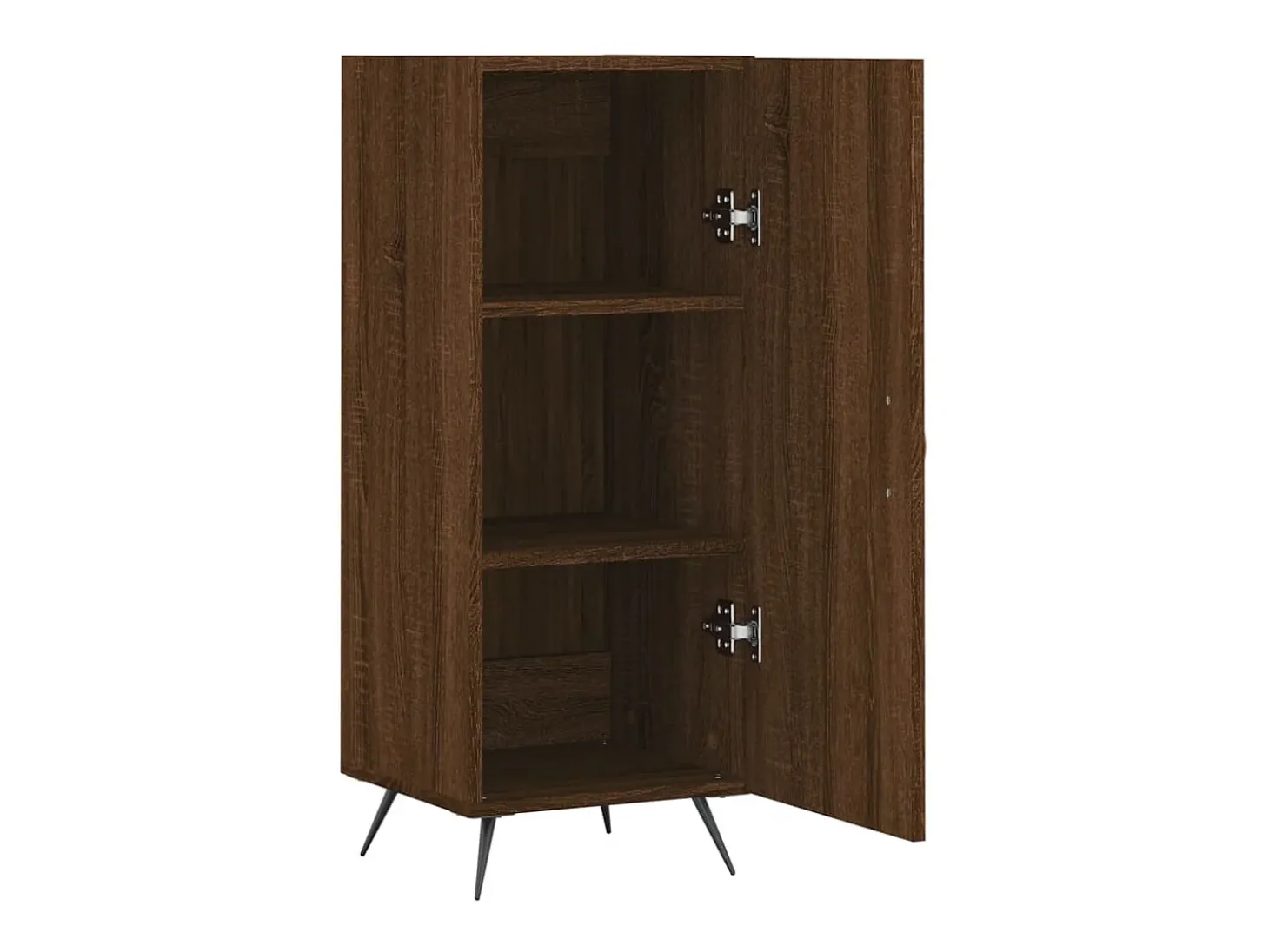Aparador madera de ingeniería marrón roble 34,5x34x90 cm ES94698