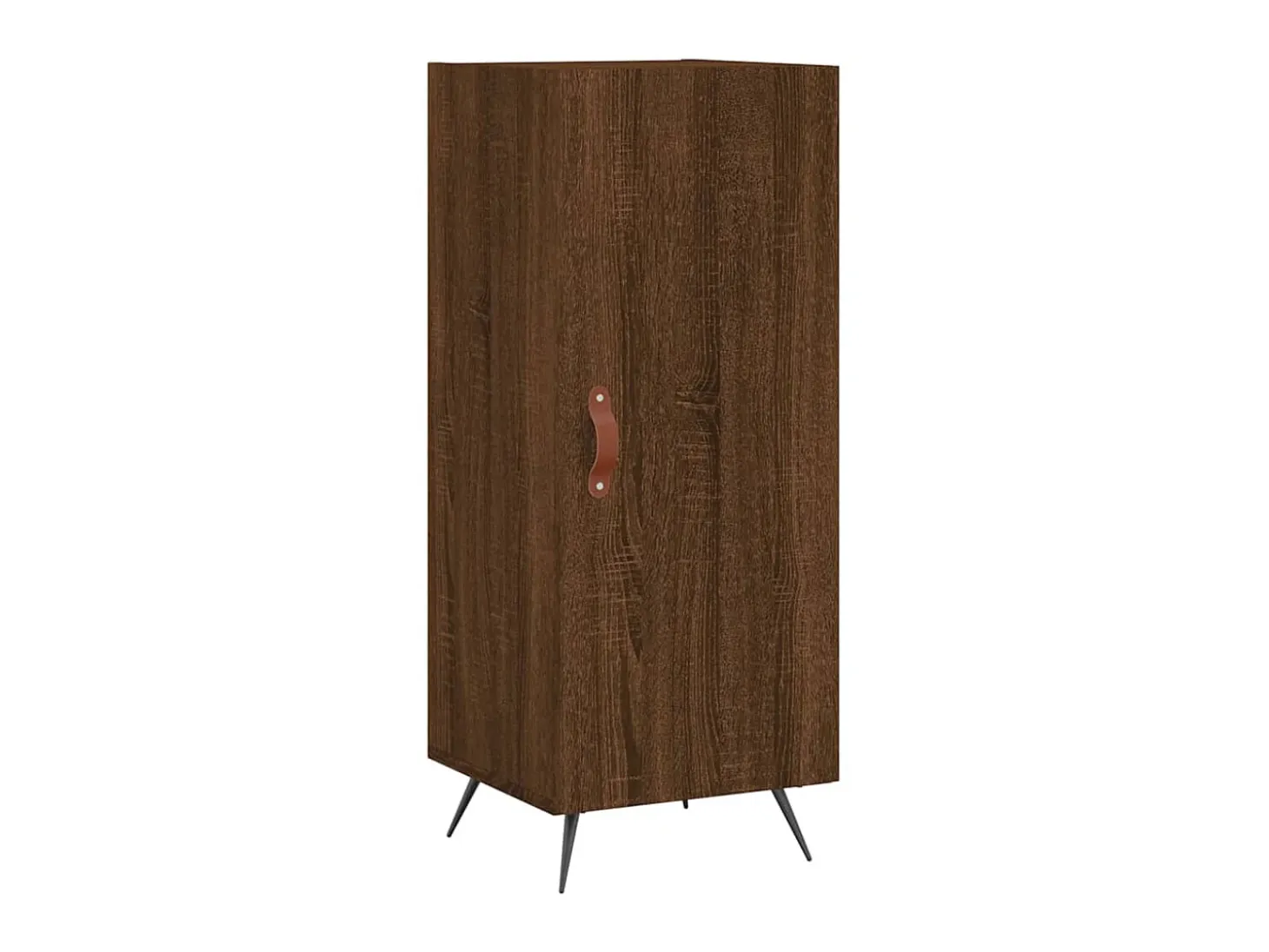 Aparador madera de ingeniería marrón roble 34,5x34x90 cm ES94698