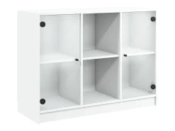 Aparador madera de ingeniería blanco 102x37x75,5 cm
