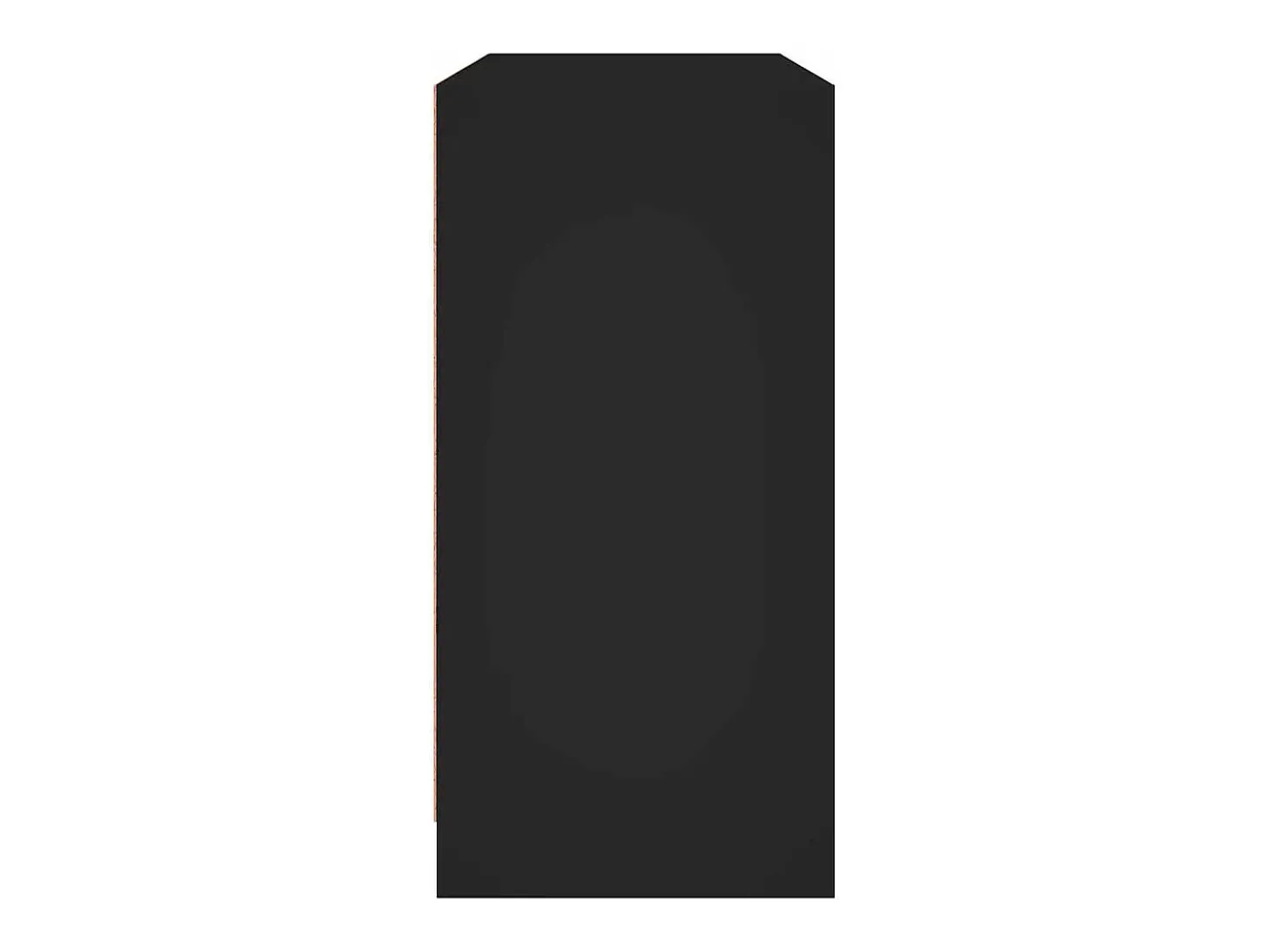 Aparador madera de ingeniería negro 102x37x75,5 cm