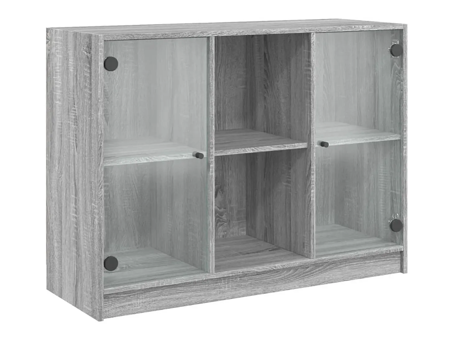 Aparador madera de ingeniería gris Sonoma 102x37x75,5 cm ES386873