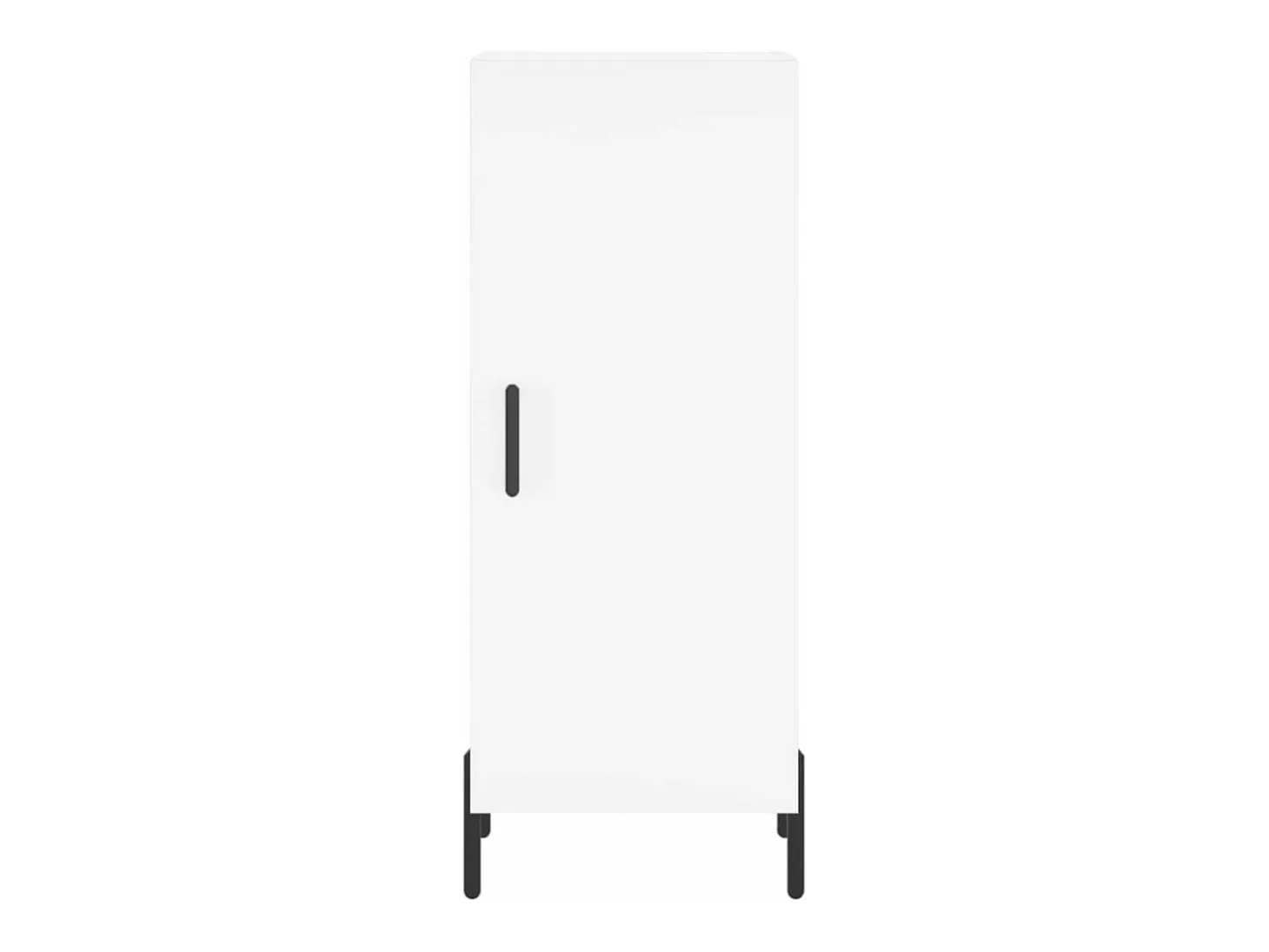 Aparador madera de ingeniería blanco 34,5x34x90 cm