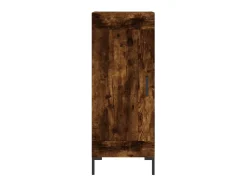 Aparador madera de ingeniería roble ahumado 34,5x34x90 cm ES35421