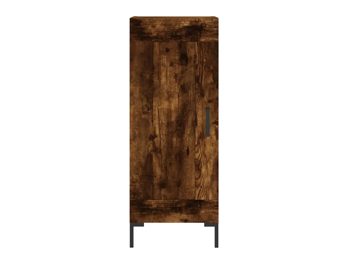 Aparador madera de ingeniería roble ahumado 34,5x34x90 cm ES35421