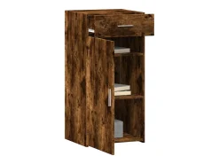 Aparador madera de ingeniería roble ahumado 45x42,5x93 cm